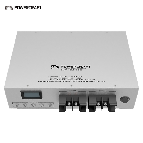 주문제작 배터리팩 12.8V 48Ah · 20A BMS · 6V DC-DC 모듈