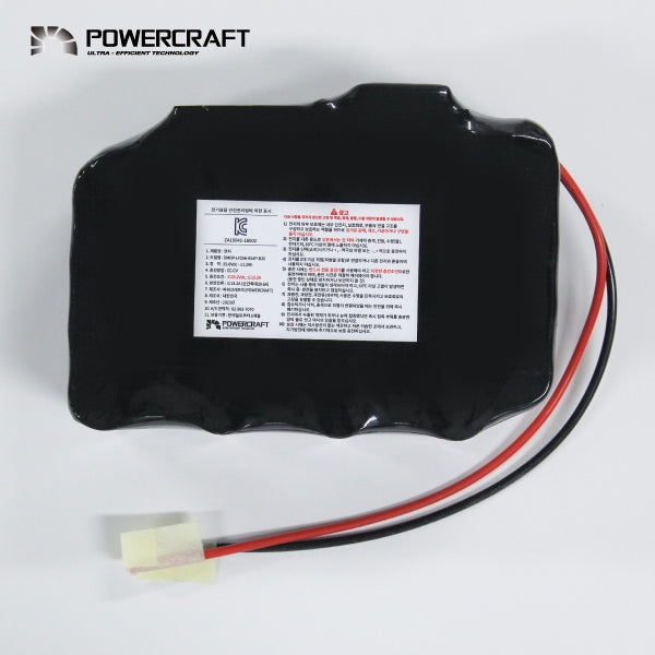 리튬인산철 KC인증 배터리팩 25.6V 13.2Ah · 35A BMS — 제품 사진 3