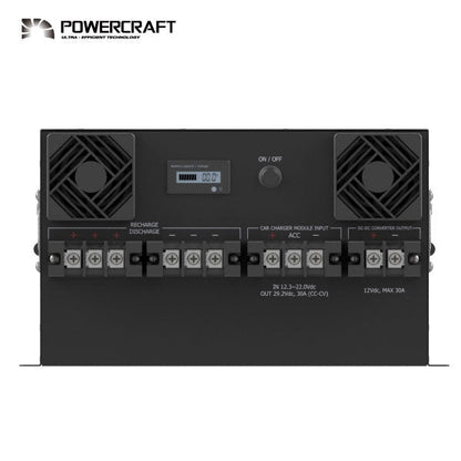 파워크래프트 주문제작 배터리팩 DC25.6V 300Ah 전면 패널