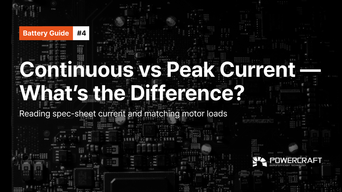 #4 · Continuous vs Peak Current — What's the Difference? — Battery Guide thumbnail (EN)