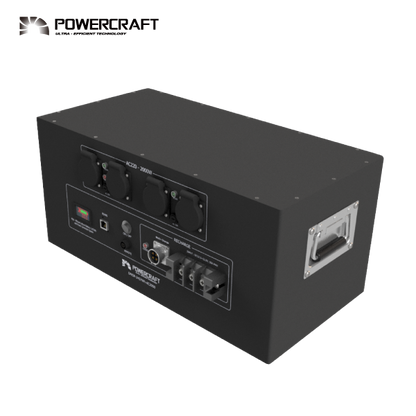 주문제작 전원공급장치 25.6V 2,457Wh · AC220V 2kW 인버터 · RS485 통신