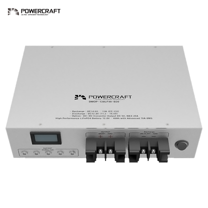 주문제작 배터리팩 12.8V 48Ah · 20A BMS · 6V DC-DC 모듈