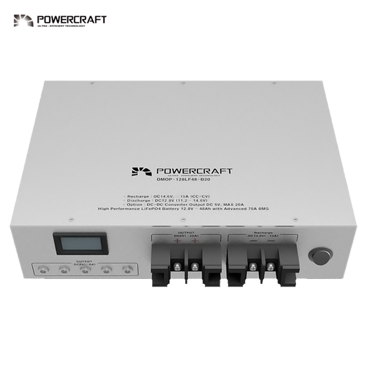 주문제작 배터리팩 12.8V 48Ah · 20A BMS · 6V DC-DC 모듈
